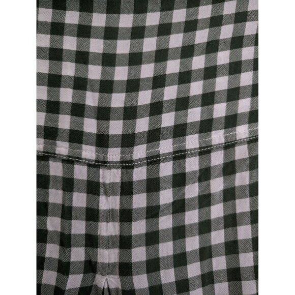 BeachLunchLounge Green Gingham Casual Button Up Shirt Size 1X - Picture 6 of 7